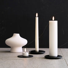 Load image into Gallery viewer, UYUNI Lighting New Design Tea Light with Captive Screw, White, ABS Plastic, 3.8cm x 1.9cm (1.5" x 0.75")