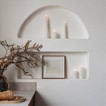 Load image into Gallery viewer, UYUNI Lighting Tall Cone Candle, Nordic White, Smooth Wax Flameless Candle, 6.8cm x 30.0cm (2.7" x 11.8")