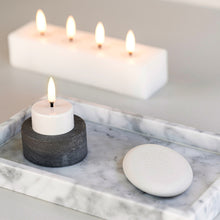 Load image into Gallery viewer, UYUNI Lighting Luxury Remote Control, White Pebble Shape, Soft Touch Silicone with built-in Magnet and Captive Screw 4.0cm x 8.5cm