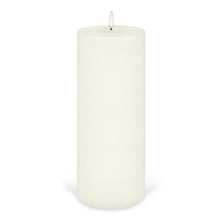 Load image into Gallery viewer, UYUNI Lighting Extra Tall Wide Pillar, Classic Ivory, Smooth Wax Flameless Candle, 10.1cm x 25.4cm (4.0&quot; x 10&quot;)
