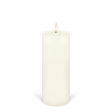 Load image into Gallery viewer, UYUNI Lighting Tall Pillar, Classic Ivory, Smooth Wax Flameless Candle, 7.8cm x 20.3cm (3.1&quot; x 8&quot;)