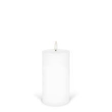 Load image into Gallery viewer, UYUNI Lighting Medium Pillar, Nordic White, Smooth Wax Flameless Candle, 7.8cm x 15.2cm (3.1&quot; x 6&quot;)