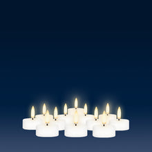 Load image into Gallery viewer, UYUNI Lighting New Design Tea Light with Captive Screw, White, ABS Plastic, 3.8cm x 1.9cm (1.5" x 0.75")
