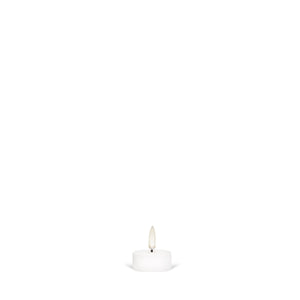 UYUNI Lighting New Design Tea Light with Captive Screw, White, ABS Plastic, 3.8cm x 1.9cm (1.5" x 0.75")