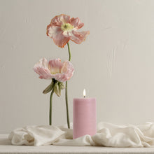 Load image into Gallery viewer, NEW | LIMITED EDITION | UYUNI Lighting Dusty Rose Textured Wax Flameless Candle Duo