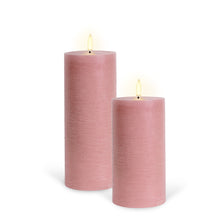 Load image into Gallery viewer, NEW | LIMITED EDITION | UYUNI Lighting Dusty Rose Textured Wax Flameless Candle Duo