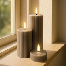 Load image into Gallery viewer, UYUNI Lighting Enjoy Living Perfect Profiles Candle Trio in Sandstone