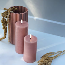 Load image into Gallery viewer, NEW | LIMITED EDITION | UYUNI Lighting Dusty Rose Textured Wax Flameless Candle Duo