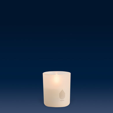 LIMITED EDITION | NEW UYUNI Lighting Luxury Glass Flameless Candle, Vanilla, 9.2cm x 10.2cm (3.6