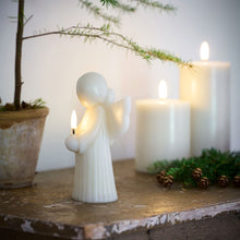 Load image into Gallery viewer, PRE ORDER | NEW | UYUNI Lighting Medium Angel, Vanilla, Smooth Wax Flameless Candle, 11cm x 15.5cm (4.3" x 6.1")