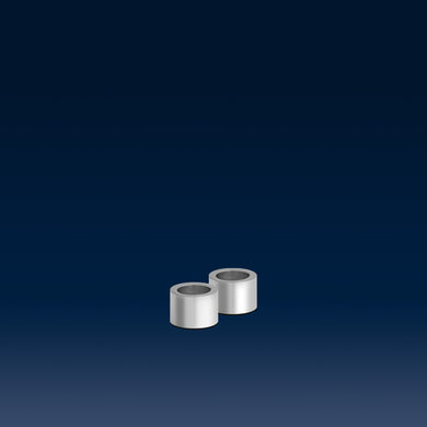 PRE ORDER - NEW UYUNI Lighting, 2 Pack, Polished Chrome Metal Taper Holders, 3.2cm x 2.3cm (1.3