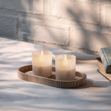 Load image into Gallery viewer, LIMITED EDITION | NEW UYUNI Lighting Luxury Glass Flameless Candle, Beige, 9.2cm x 10.2cm (3.6&quot; x 4&quot;)