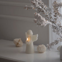 Load image into Gallery viewer, PRE ORDER | NEW | UYUNI Lighting Medium Angel, Vanilla, Smooth Wax Flameless Candle, 11cm x 15.5cm (4.3" x 6.1")
