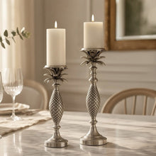 Load image into Gallery viewer, BACK IN STOCK | Enjoy Interiors | Palm Candle Holders | Antique Silver Finish