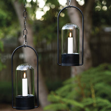 Load image into Gallery viewer, Glass Dome Outdoor Lantern with Outdoor Candle included