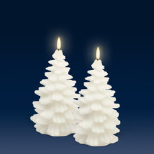Load image into Gallery viewer, UYUNI Lighting | Large Christmas Tree | Classic Ivory | Smooth Wax Flameless Candle | 11cm x 18.2cm