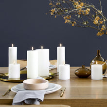Load image into Gallery viewer, Beautiful Uyuni Pillar Candles on dining table