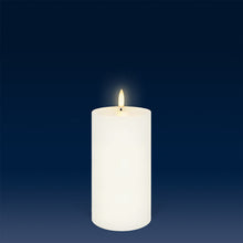 Load image into Gallery viewer, SOLD OUT! - Medium Pillar, Classic Ivory, Smooth Wax Flameless Candle, 7.8cm x 15.2cm