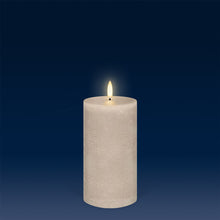 Load image into Gallery viewer, PRE ORDER - UYUNI Lighting Medium Pillar, Sandstone Textured Wax Flameless Candle, 7.8cm x 15.2cm (3.1&quot; x 6&quot;)