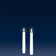 Load image into Gallery viewer, Small Taper, 2 Pack, Nordic White, Smooth Wax Flameless Candle, 1.9cm x 15cm
